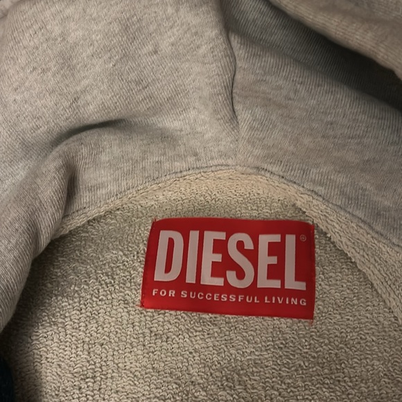 Diesel denim jacket orange zipper UNISEX - Picture 14 of 15